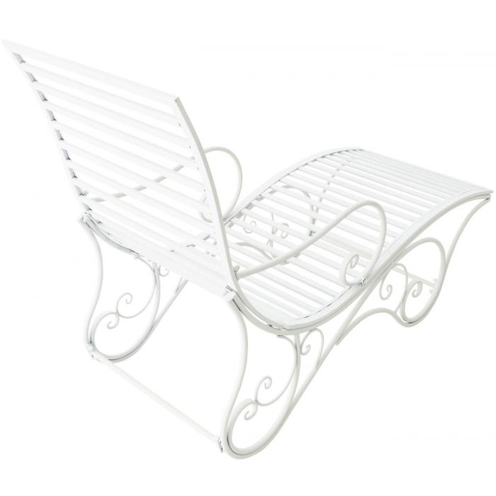 Gartenliege HLO-CP4 ~ wei