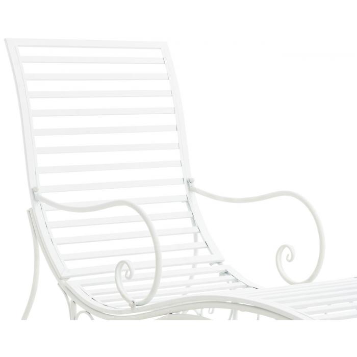 Gartenliege HLO-CP4 ~ wei