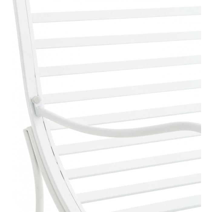 Gartenliege HLO-CP4 ~ wei