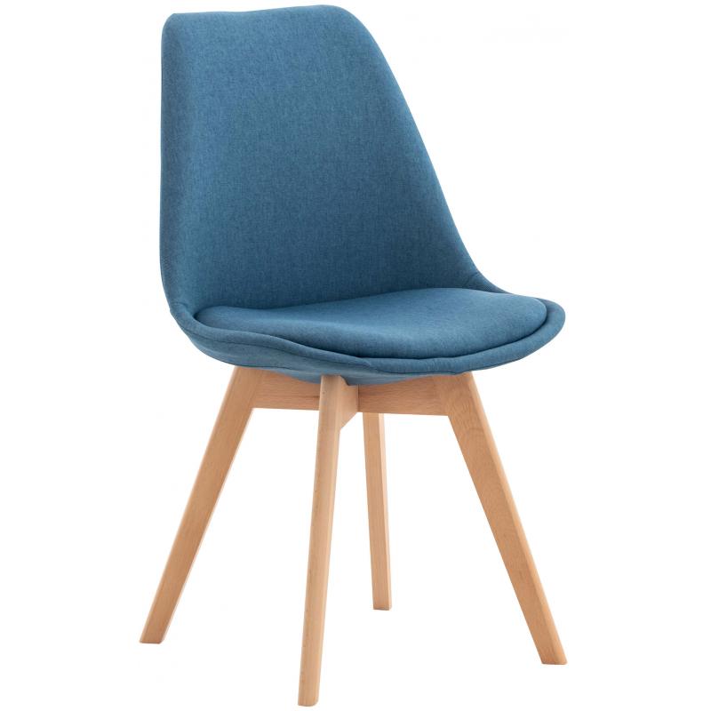 Stuhl HLO-CP58 Stoff ~ blau