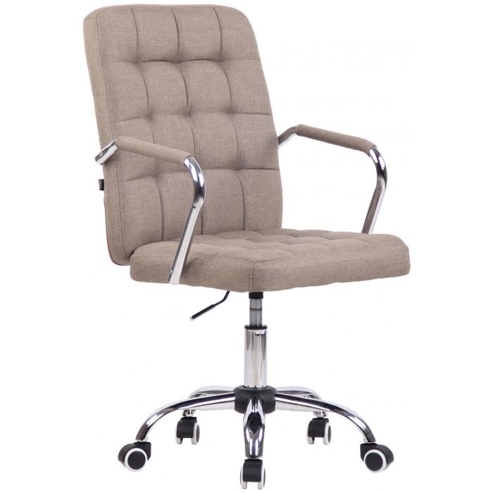 Brostuhl HLO-CP79 Stoff ~ taupe