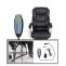 Brostuhl HLO-CP67 mit Massagefunktion V2 Kunstleder ~ hellbraun