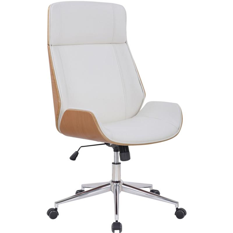 Brostuhl HLO-CP84 Kunstleder ~ natura/wei