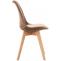 Stuhl HLO-CP58 Samt ~ braun