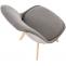 Stuhl HLO-CP58 Samt ~ grau