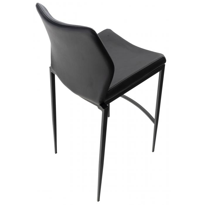 Barhocker HLO-CP71 Kunstleder schwarz ~ schwarz