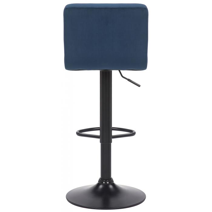 Barhocker HLO-CP64 Samt ~ blau