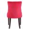 4er Set Esszimmersthle HLO-CP29 Samt antik ~ rot