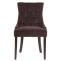 4er Set Esszimmersthle HLO-CP29 Samt antik ~ braun
