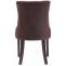 4er Set Esszimmersthle HLO-CP29 Samt antik ~ braun