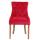 4er Set Esszimmersthle HLO-CP29 Samt antik-hell ~ rot