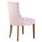 4er Set Esszimmersthle HLO-CP29 Samt antik-hell ~ pink