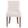 4er Set Esszimmersthle HLO-CP35 Samt antik-hell ~ creme