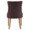 4er Set Esszimmersthle HLO-CP29 Samt antik-hell ~ braun