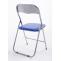 2er Set Klappstuhl HLO-CP52 ~ blau/silber
