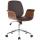 Bürostuhl HLO-CP52 Kunstleder ~ walnuss/braun Bürostuhl HLO-CP52 Kunstleder ~ walnuss/braun