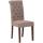 Esszimmerstuhl HLO-CP70 Stoff ~ taupe
