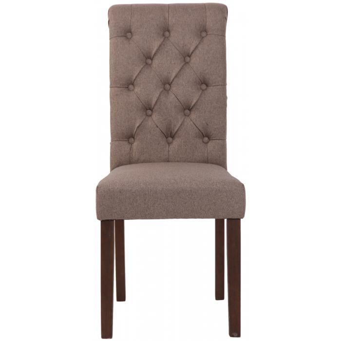 Esszimmerstuhl HLO-CP70 Stoff ~ taupe