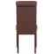 Esszimmerstuhl HLO-CP70 Stoff ~ braun