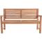Teakbank HLO-CP4 150 cm ~ teak