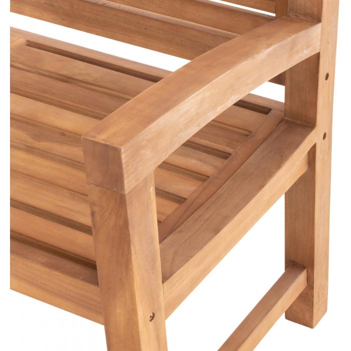 Teakbank HLO-CP4 240 cm ~ teak