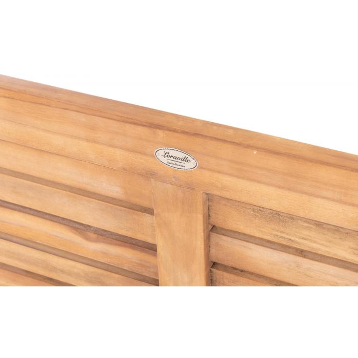 Teakbank HLO-CP4 120 cm ~ teak