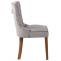 Stuhl HLO-CP44 Samt antik-hell ~ grau