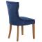 Stuhl HLO-CP44 Samt antik-hell ~ blau