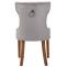 Stuhl HLO-CP44 Samt antik-hell ~ grau