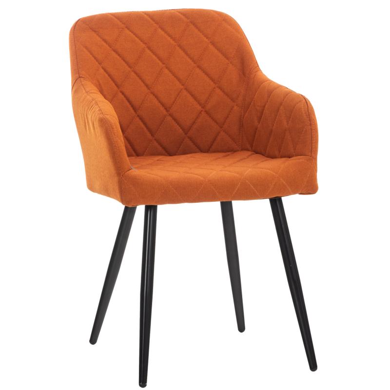 Esszimmerstuhl HLO-CP76 Stoff ~ orange