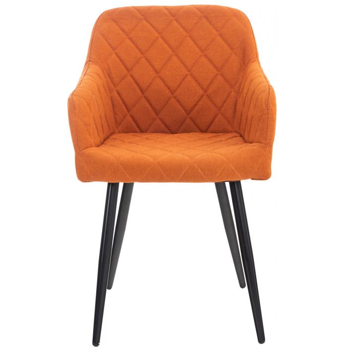 Esszimmerstuhl HLO-CP76 Stoff ~ orange