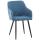Esszimmerstuhl HLO-CP76 Stoff ~ blau
