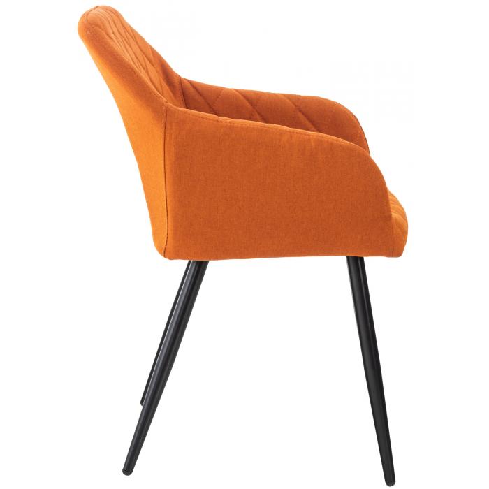 Esszimmerstuhl HLO-CP76 Stoff ~ orange
