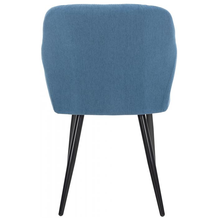 Esszimmerstuhl HLO-CP76 Stoff ~ blau