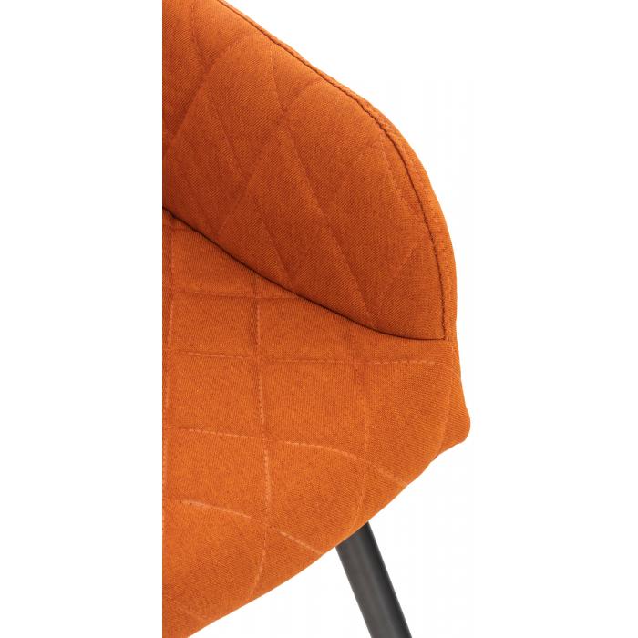 Esszimmerstuhl HLO-CP76 Stoff ~ orange