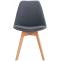 Stuhl HLO-CP58 Stoff ~ dunkelgrau