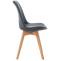 Stuhl HLO-CP58 Stoff ~ dunkelgrau