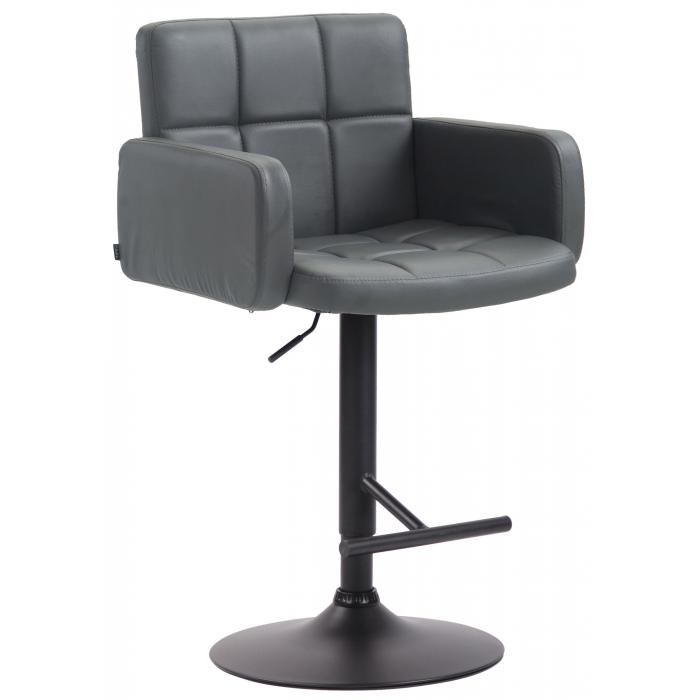 Barhocker HLO-CP69 schwarz ~ grau