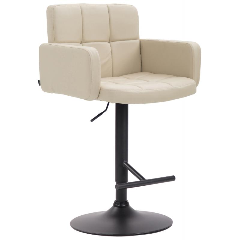 Barhocker HLO-CP69 schwarz ~ creme