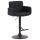 Barhocker HLO-CP69, Stoff schwarz ~ schwarz Barhocker HLO-CP69, Stoff schwarz ~ schwarz