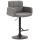 Barhocker HLO-CP69, Stoff schwarz ~ grau