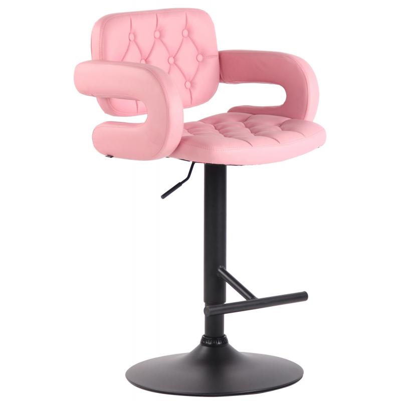 Barhocker HLO-CP15 schwarz ~ pink
