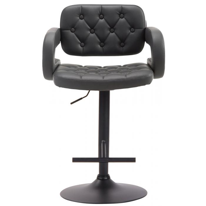 Barhocker HLO-CP15 schwarz ~ grau