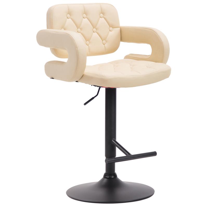 Barhocker HLO-CP15 schwarz ~ creme