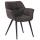 Esszimmerstuhl HLO-CP75 Stoff ~ dunkelgrau