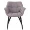 Esszimmerstuhl HLO-CP75 Stoff ~ grau