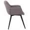 Esszimmerstuhl HLO-CP75 Stoff ~ grau