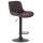 Barhocker HLO-CP68 Kunstleder schwarz ~ braun Barhocker HLO-CP68 Kunstleder schwarz ~ braun