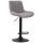 Barhocker HLO-CP68 Stoff schwarz ~ grau