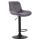 Barhocker HLO-CP68 Samt schwarz ~ dunkelgrau Barhocker HLO-CP68 Samt schwarz ~ dunkelgrau